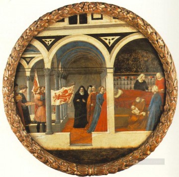 キリスト降誕のプレート ベルリン トンド クリスチャン クアトロチェント ルネサンス マサッチョ Oil Paintings